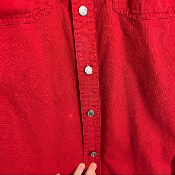 Denim Levi’s long sleeve button up shirt - Picture 4 of 7